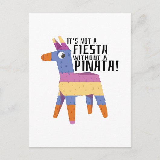 Fiesta Pinata Briefkaart (Voorkant)