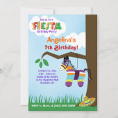 Fiesta Pinata Cinco de Mayo Birthday Invitations Kaart (Voorkant)