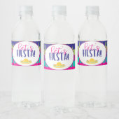 Fiesta Pinata Colorful Waterfles Etiket (Flessen)
