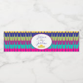 Fiesta Pinata Colorful Waterfles Etiket (Enkel label)