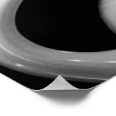 Fiesta Pitcher Art Zwart-wit Print (Hoek)