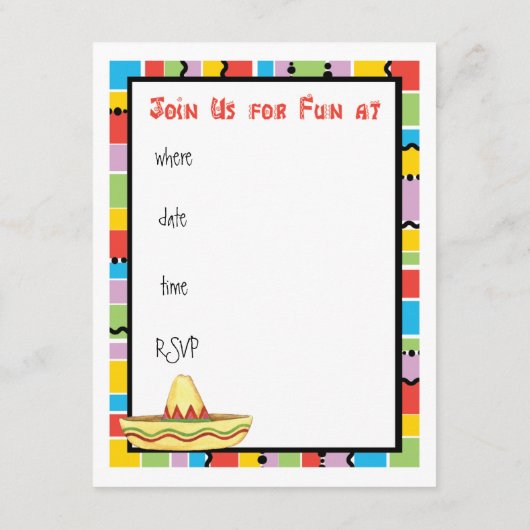 Fiesta Pug Kaart (Achterkant)