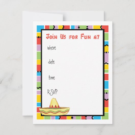 Fiesta Pug Kaart (Achterkant)