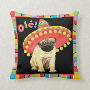 Fiesta Pug Kussen