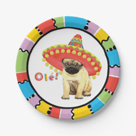Fiesta Pug Papieren Bordje