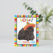 Fiesta Puli-uitnodiging Kaart (Staand voorkant)