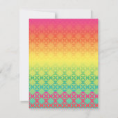 Fiesta Rainbow Kaart (Achterkant)