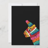 Fiesta Rainbow Llama Piñata Birthday Party Kaart (Achterkant)