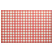 Fiesta Red en White Gingham Check Stof (Fat Quarter)