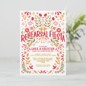 Fiesta repetitie diner kaart (Staand voorkant)