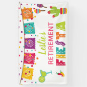 Fiesta Retirement Banner - witte achtergrond #2 (Verticaal)