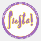 FIESTA RONDE STICKER (Voorkant)