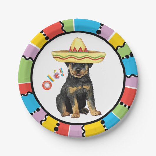 Fiesta Rottweiler Papieren Bordje (Voorkant)