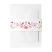 Fiesta Roze Verjaardag Douche Trouwen Uitnodigingen Wikkel (Voorkant Voorbeeld)