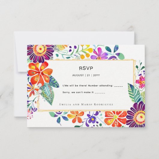 FIESTA RSVP Folkart Bloemen (Voorkant)