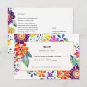 FIESTA RSVP Folkart Bloemen (Voorkant / Achterkant)