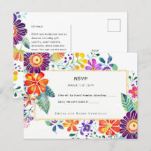 FIESTA RSVP Folkart Flowers