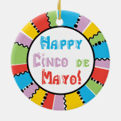 Fiesta Samoyed Ceramic Ornament (Achterkant)