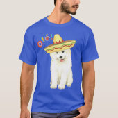 Fiesta Samoyed T-Shirt (Voorkant)
