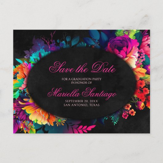 Fiesta Save the Date Briefkaart (Voorkant)