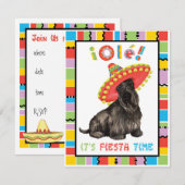 Fiesta Scottish Terrier Kaart (Voorkant / Achterkant)