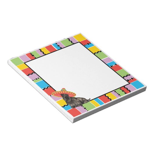 Fiesta Scottish Terrier Notitieblok (Schuin)