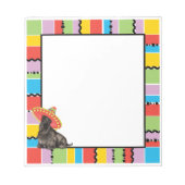 Fiesta Scottish Terrier Notitieblok (Voorkant)