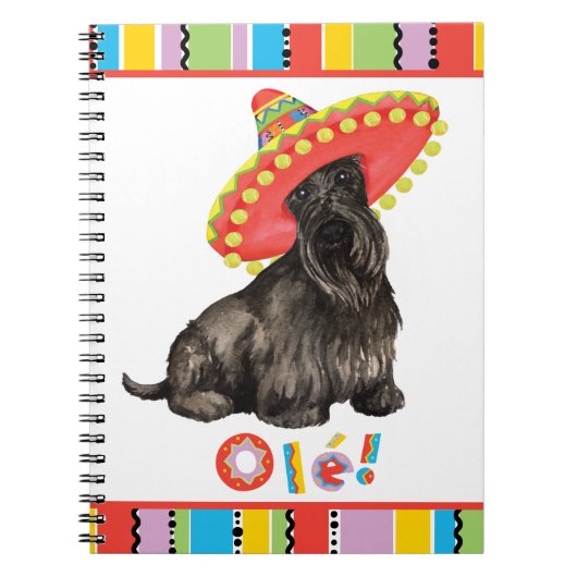 Fiesta Scottish Terrier Notitieboek (Voorkant)