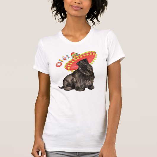 Fiesta Scottish Terrier T-shirt (Voorkant)