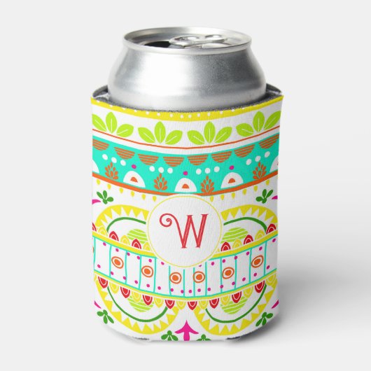 Fiesta serape-monogram blikjeskoeler