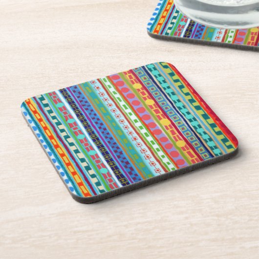 Fiesta set van 6 Onderzetters (Linkerzijde)