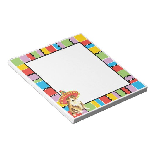 Fiesta Sheltie Notitieblok (Schuin)