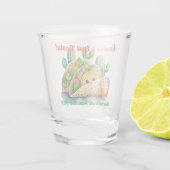 Fiesta Shot Glass Taco Bachelorette gepersonalisee Shot Glas (Achterkant)
