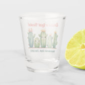 Fiesta Shotglas Cactussen Cute Bachelorette Op Maa Shot Glas (Achterkant)