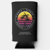 Fiesta Siesta Tequila Repat Bachelorette Party Seltzer Blikjeskoeler (Voorkant)