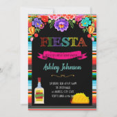 Fiesta siesta tequila repeat Bachelorette Kaart (Voorkant)
