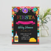 Fiesta siesta tequila repeat Bachelorette Kaart (Staand voorkant)