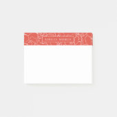 Fiesta Simply Floral Personalized Post-it® Notes (Voorkant)