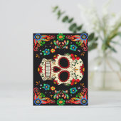 Fiesta Skull Briefkaart (Staand voorkant)