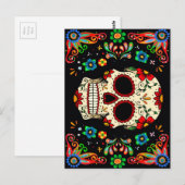 Fiesta Skull Briefkaart (Voorkant / Achterkant)