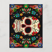 Fiesta Skull Briefkaart (Voorkant)