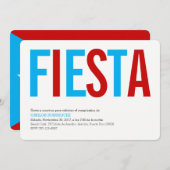 Fiesta: Sky: Uitnodiging tot aanvinding van de vla (Voorkant / Achterkant)