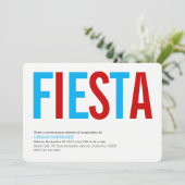 Fiesta: Sky: Uitnodiging tot aanvinding van de vla (Staand voorkant)