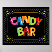 Fiesta SNOEP BAR Party Sign Print (Voorkant)
