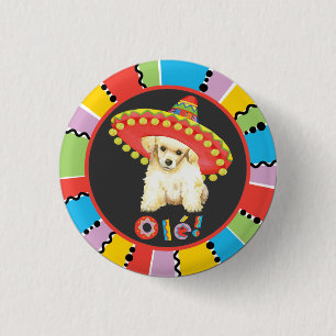 Fiesta Speelgoed Poodle Ronde Button 3,2 Cm