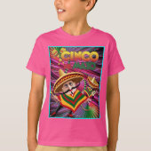 Fiesta Spirit: Kinderen Cinco de Mayo Celebration  T-shirt (Voorkant)