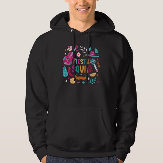 Fiesta Squad Cinco De Mayo Mexican Party Matching  Hoodie (Voorkant)