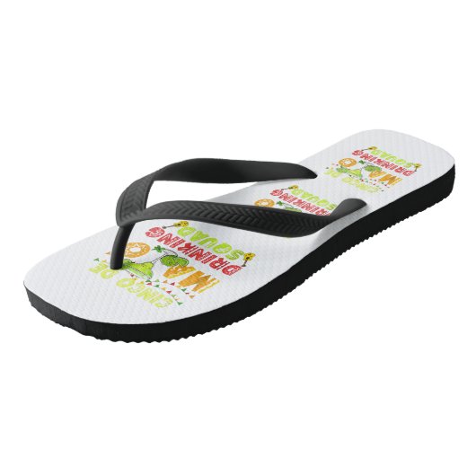 "Fiesta Squad" Cinco de Mayo Party T-shirt Teenslippers (Schuin)