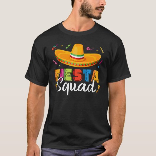 Fiesta Squad Cinco De Mayo T-shirt (Voorkant)