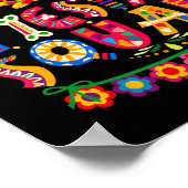 Fiesta Squad Cinco de Mayo T-shirt Mexicaanse part Poster (Hoek)